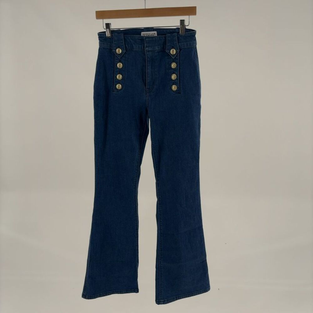 10 Crosby Derek Lam Flare Trousers With Sailor Buttons